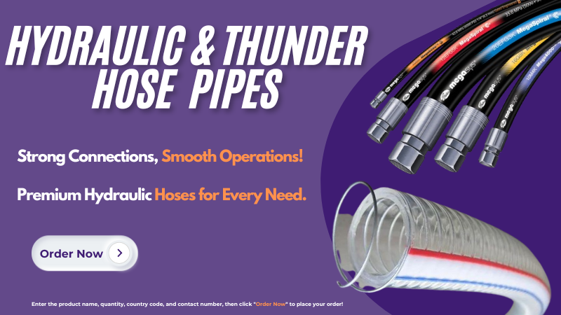 Hydraulic & Thunder Hose  Pipes (Available in joshi trade link,Nepal.)